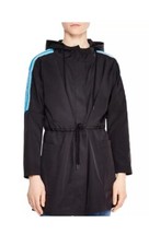 Sandro Paris Size 36 Small World Lovers Black Shell Mario Jacket Black