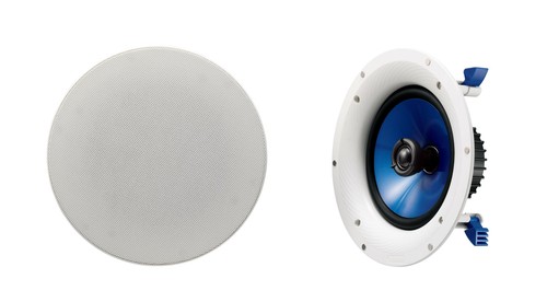 Yamaha 8" 140W In Ceiling Speakers Pair (2) 1" Swivel Tweeter - NS-IC800 - Picture 2 of 4