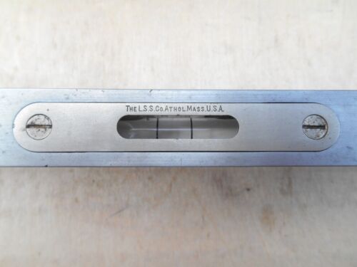 Vintage STARRETT N. 132 LIVELLO DA BANCO, 3 FIALE, 9" - Foto 3 di 8