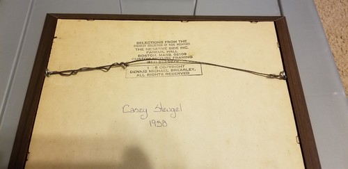 CASEY STENGAL SOX BREARLEY NEGATIVE AUTHENTIC FRAMED & MATTED PHOTOGRAPH RARE!! - Picture 4 of 4