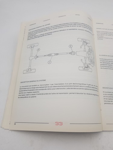 Manuale officina Alfa Romeo Alfa 33 Sport Wagon bollettino tecnico vetture 1990. - Foto 13 di 24