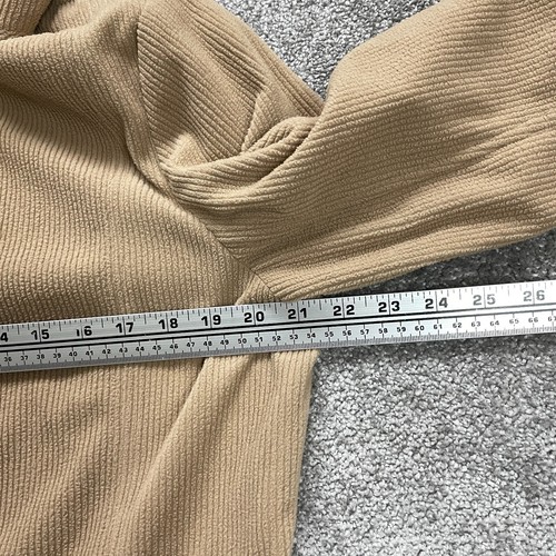Weather Tamer Reversible Jacket Womens Medium Brown Hoodie Full Zip Corduroy - Picture 15 of 16