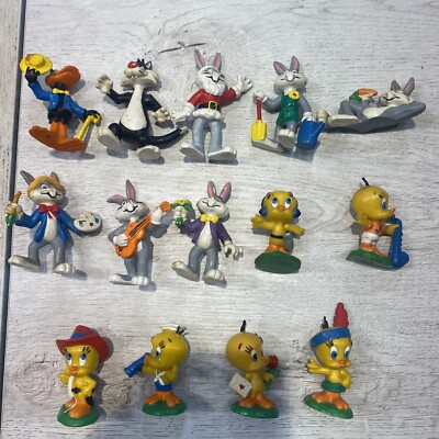 Lot De 14 Figurines Looney Tunes Bully De 1983 - Collection Vintage