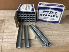 Duo Fast No. 6612-C 10000 Piece 2 Box 3/8" Galvanized Staples Paper Tacking