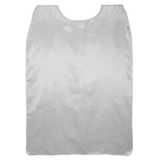 Shiny Silver Satin Superhero Cape - Adult Child Halloween Costume Birthday Party