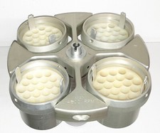 GFMD Silencer 2200 2200R 4-Place Centrifuge Rotor + 4 Buckets + 4 Tube Adapters