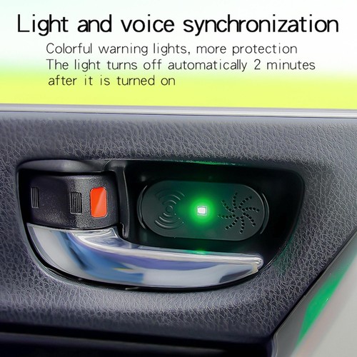 Car Door Alarm Door Open Alert Sensitivity Sensor Loud Volume Prompt Alarm - Picture 6 of 12