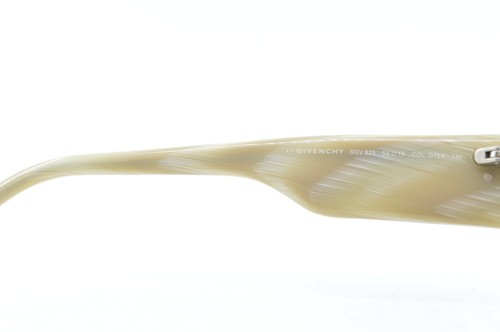 New Authentic Givenchy SGV 825 COL. D15X Italy Beige Silver Plastic Sunglasses - Picture 7 of 7