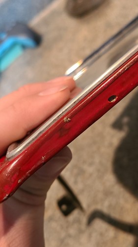 1971 - 1972 Chevy Cheyenne Super? Glove Box Door RARE RED (H1) - Bild 23 von 24