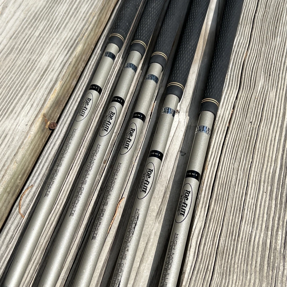 Top Flite XL2000 Titan-Stl Irons 4,5,6,9,P High Modulus Graphite-Light Weight-RH - Image 2 of 4