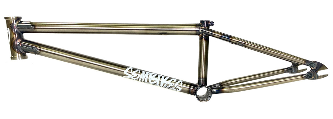 S M BIKES DAGGER FRAME 19 GLOSS CLEAR RAW PARK 19