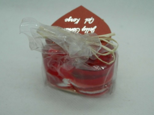 2x Gelkerzen Herzform 5x5x2cm sh. Bilder Valentinstag Hochzeit ... - Bild 4 von 4