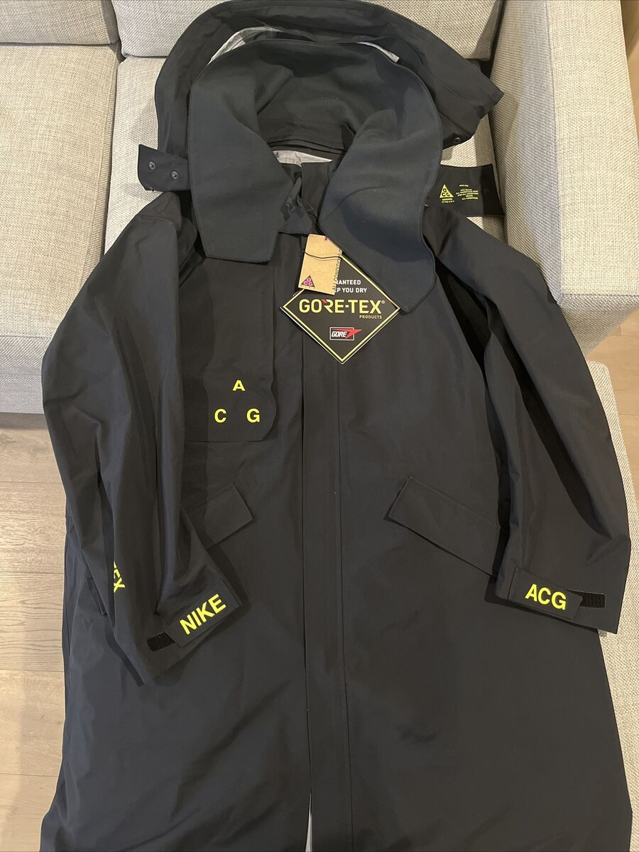 Nike ACG Gore-Tex Coat for Men, Size Medium - Black for sale Nike ACG Gore-Tex Coat for Men, Size Medium - Black for sale