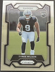 2023 Panini Prizm Base #363 Tyree Wilson RC Las Vegas Raiders Football Card