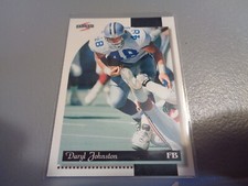 1996 Score Daryl Johnston football card #207 Dallas Cowboys