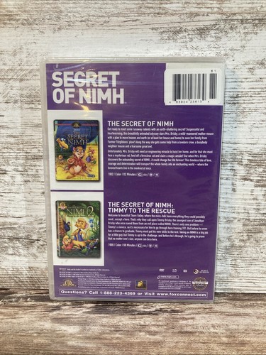 The Secret of Nimh/The Secret of Nimh 2 (DVD, 2011) - Picture 2 of 6