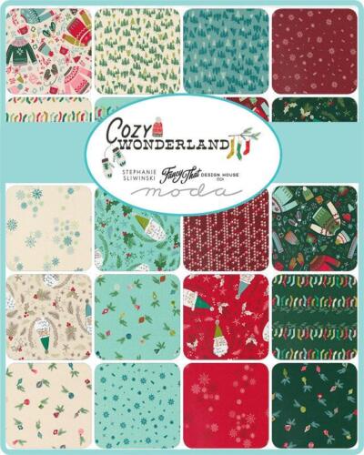 Moda Fabrics Cozy Wonderland Jelly Roll Fabric 40 2.5x44" Quilting Strips Kit - Picture 2 of 3