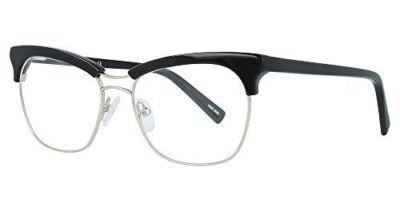 Marie Claire MC6251 Square Reading Eye Glasses Silver Black 53mm +0.50 Power