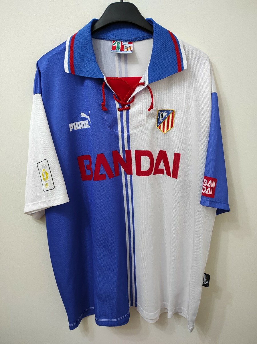 Atlético de Madrid uniform jersey shirt ATLETICO DE MADRID 1996-1997 Bandai camiseta shirt trikot