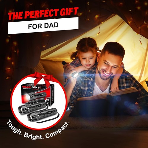 LED Flashlights -Mini Camping Flashlights with High Lumens,5 Modes Outdoor&Home - Picture 3 of 11
