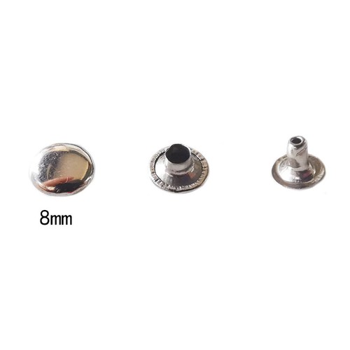 Single Cap Rivets 3mm-15mm Stud Rapid Rivets Leather Craft Repair - Picture 8 of 22
