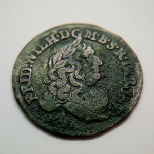 Silver-Coin-6-Groschen-1682-German-Prussia-Borussia