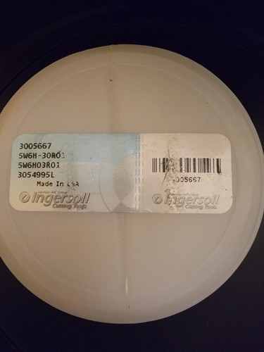 INGERSOLL 5W6H03R01 3" INSERTED INDEXABLECUTTER FACEMILL CNC5W6H 3005667 USA YB2 - Picture 6 of 7