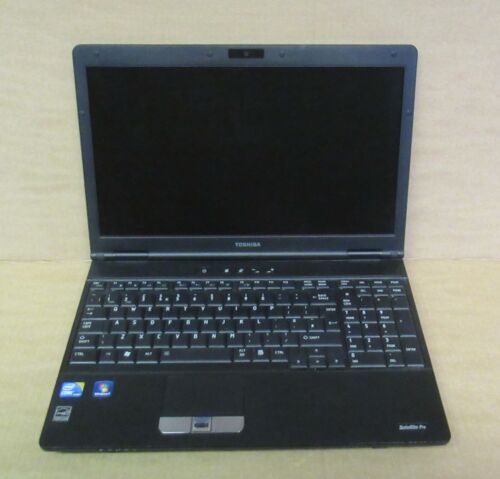 Toshiba Satellite Pro S500-138 15,6" HD i3-350M 2,26 GHz 1GB Win7 Pro COA Laptop - Bild 1 von 9