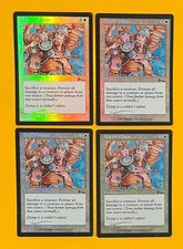 MTG MARTYR'S CAUSE (FOIL) (x 4) Urza's Legacy (OldManMTG 006-451)