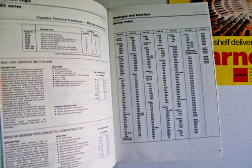 x2 livrets signet 1977 ancien catalogue circuit intégré IC's Mullard - Photo 3/6