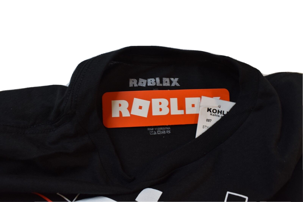 Roblox Youth Boys Roblox Cyberblox Character Black Shirt NWT XXS