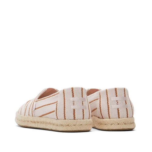 TOMS Womens Alpargata Rope 2.0 Espadrille - Stripes Ballet Pink - Picture 4 of 5