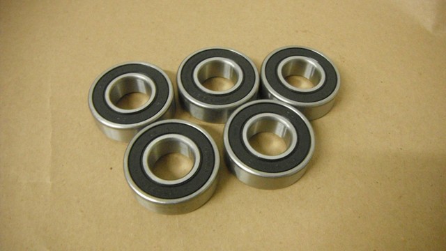 2 Pcs Premium 6202-5//8 6202-10 2RS Rubber Sealed Deep Groove Ball Bearing 15x35
