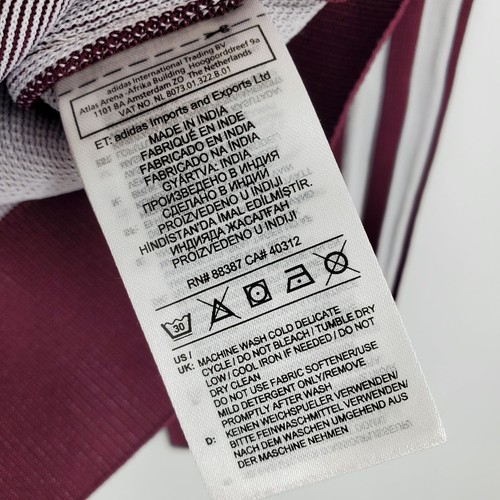 adidas Originals Burgund Herren Langarm Pullover Rundhals Sweatshirt Shirt - Bild 9 von 9