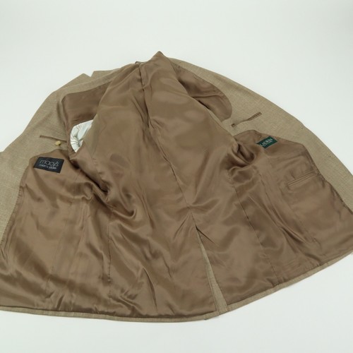 Ralph Lauren Hopsack Poly Linen Blend Medium Brown Blazer Sport Jacket 40L - Picture 5 of 15