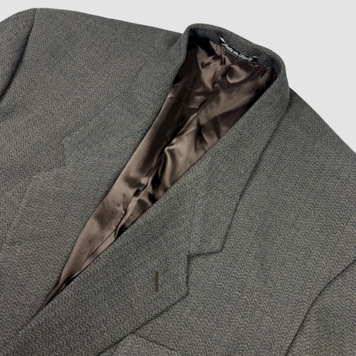 VTG Giorgio Armani Collezioni Men’s 2-Button Blazer Gray • 46L