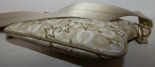 Coach 48673 Waverly Regina delle Nevi Swingpack Oro Stelle e Cles Portamonete - Foto 8 di 11