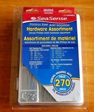 Sea Sense 50048214 270 Piece Marine Stainless Steel Hardware Assortment