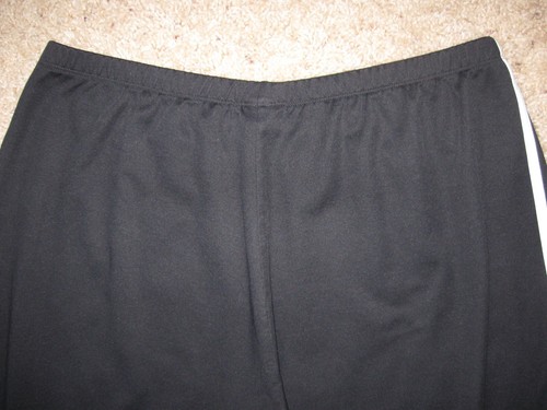 LANDS' END Womens Casual Lounge Exercise Black Capris Pants Size XL (18-20) Reg - Picture 5 of 6