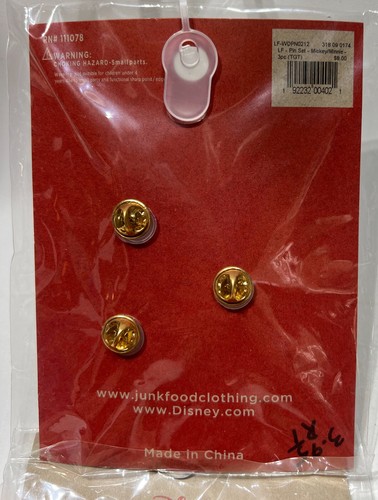 Walt Disney World Mickey Mouse Ears Club Mouseketeer Hat Junk Food Enamel Pins - Picture 7 of 7