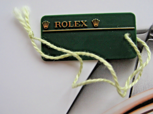 GENUINE ROLEX DAYTONA 116523 78593 WATCH OWNERS OYSTER SWIMPRUF GREEN PRICE TAG - Picture 4 of 11