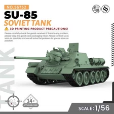 SSMODEL SS56752 1/56 Military Model Kit  Soviet SU-85 Tank Destroyer