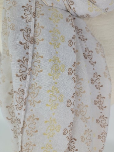 Disney Parks Shanghai Grand Opening Oversized Sheer Scarf 60"×70" Neutral Colors - Bild 3 von 6