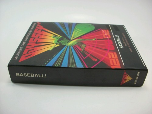 COMPLETE vintage Odyssey 2 / Videopac BASEBALL! 1978 video game cartridge CIB - Picture 7 of 10