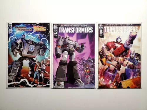 The Transformers Back To The Future #1 & A Bold New Era #15, #16 [3 Book Lot]