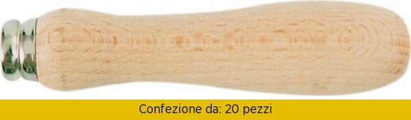 Manici in Legno per Lime 100mm Dolci Egidio SCLIMA10 - Confezione 20pz