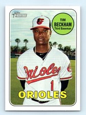 2018 Topps Heritage Tim Beckham Baltimore Orioles #616