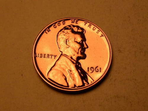 1961 WDDR-021 Doubled Die Reverse Choice Proof Red Lincoln Cent  #1  - Picture 6 of 7
