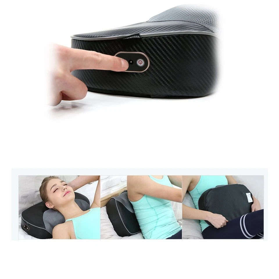 [Express] Almohada Masajeadora Cuello Hombro Portátil Inalámbrica Recargable Zespa Foto 4 de 4