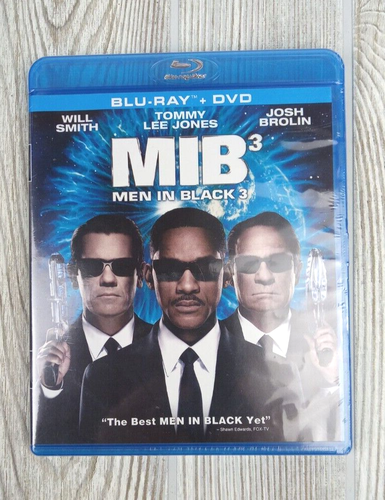 MIB 3 Men In Black 3 Blu-Ray + DVD New Bilingual - Bild 1 von 2